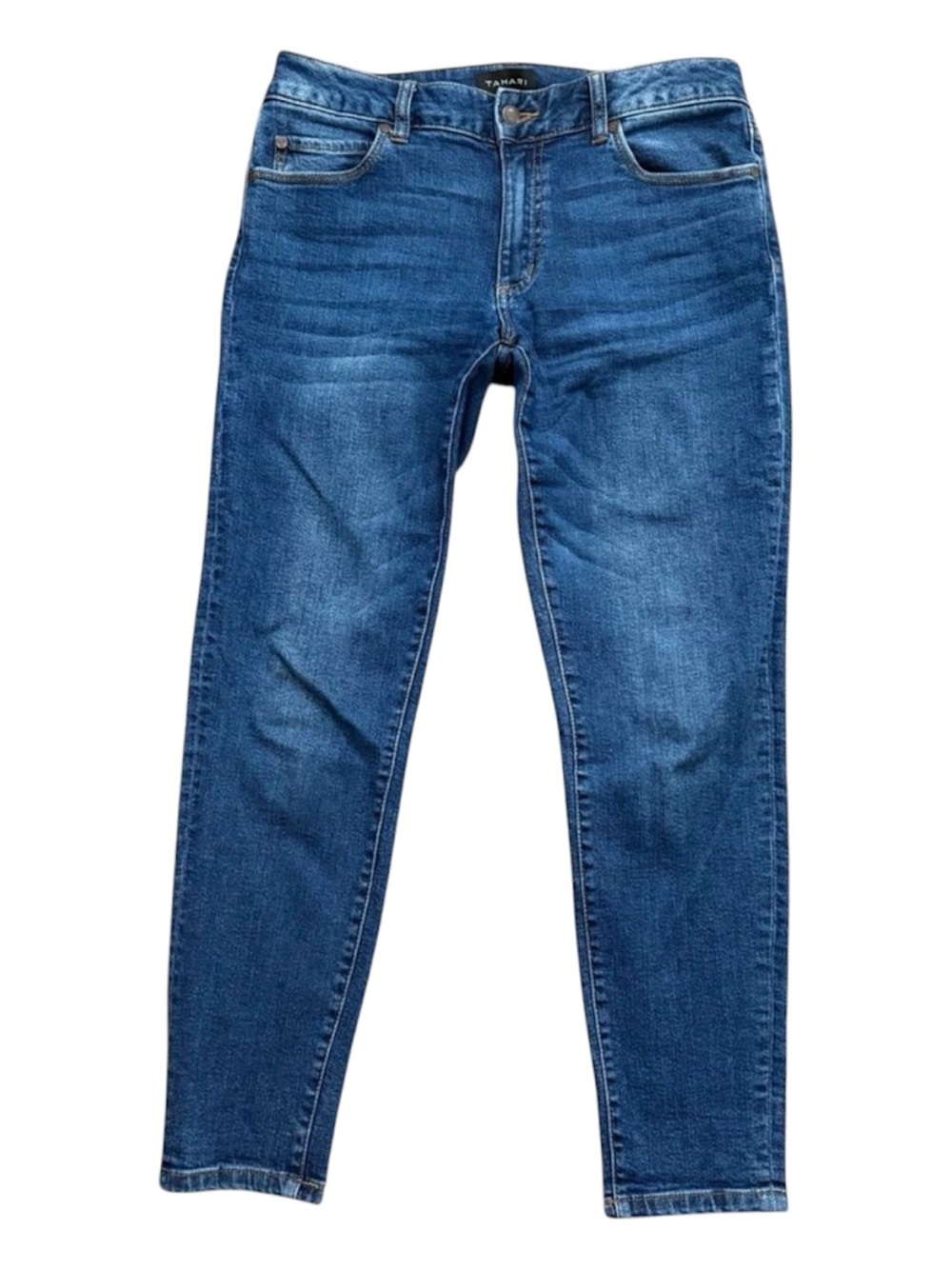 Tahari Kelly Classic Skinny Jeans Women Size 8 29 Medium Wash Blue Stretch⁠